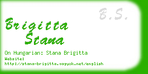 brigitta stana business card
